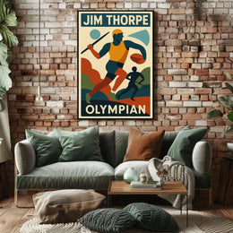 Jim Thorpe Olympian Poster