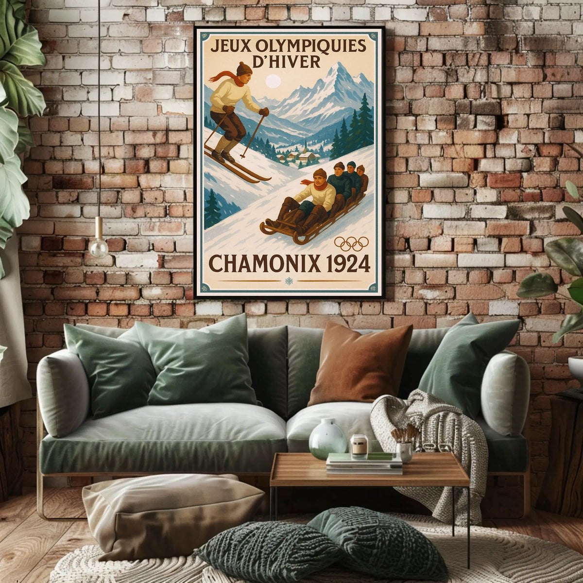 Winter Olympics Chamonix 1924 Poster