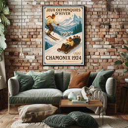 Winter Olympics Chamonix 1924 Poster