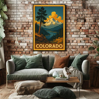 Colorado Mountain Landscape Poster