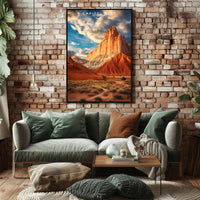 Capitol Reef Majestic Landscape Poster Print