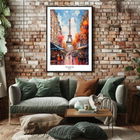 Autumn In Paris Poster