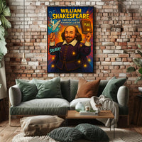 William Shakespeare – English Poet, Playwright, and Actor Poster PosterGoat