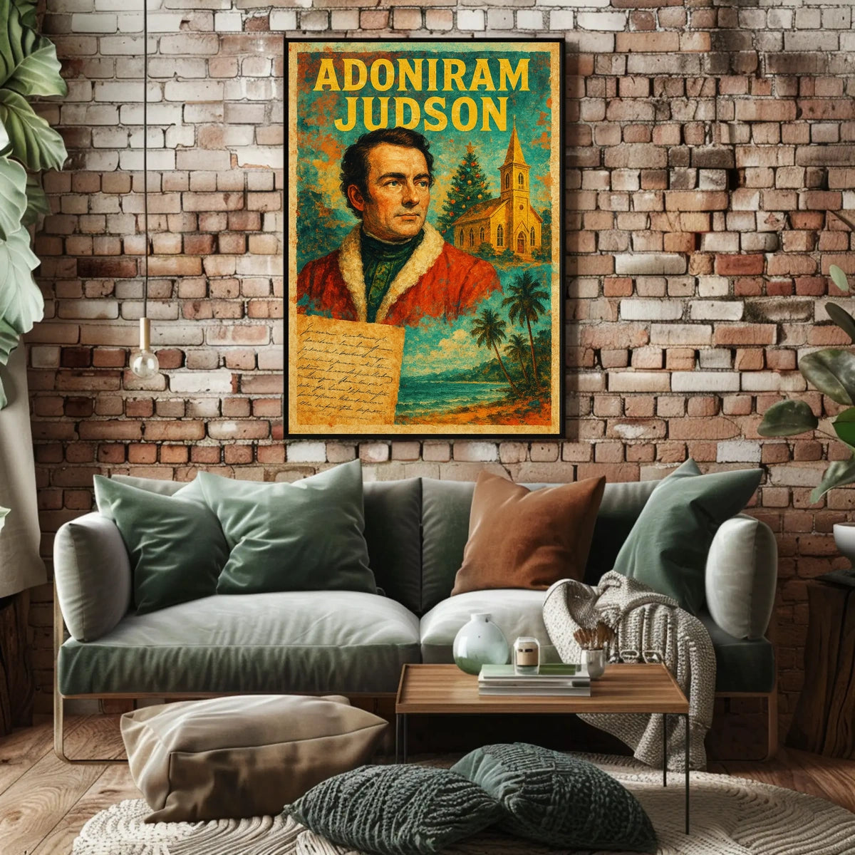 Adoniram Judson Faithful Legacy Historical or Presidential Poster