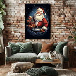Santa Claus Holiday Cheer Poster