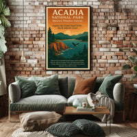 Acadia National Park Scenic Adventure National Park Poster