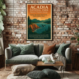 Acadia National Park Scenic Adventure National Park Poster