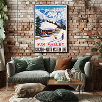 Sun Valley, Idaho Chicago And North Poster