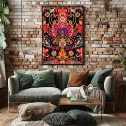Abstract Art Poster: A Burst of Colorful Imagination