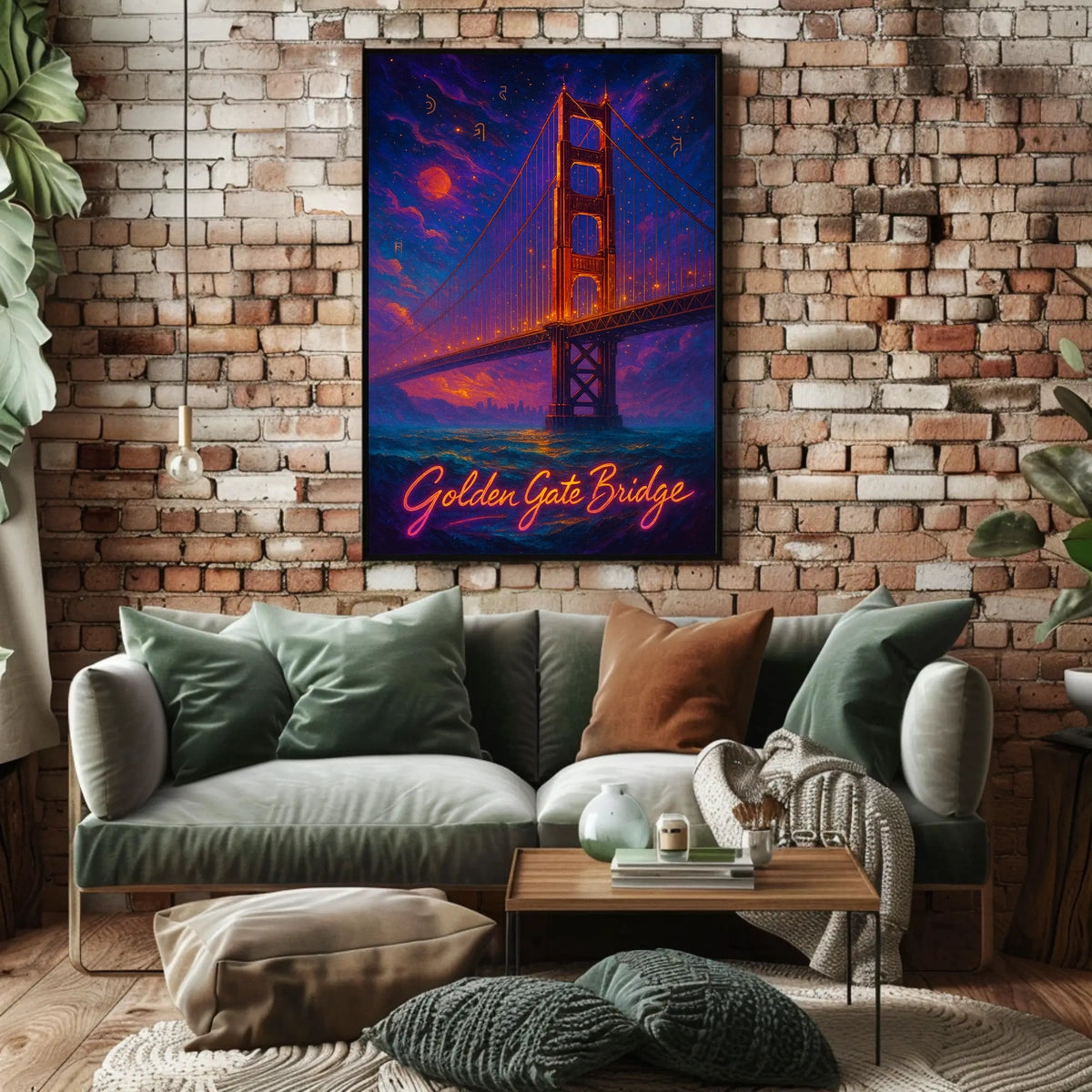 Golden Gate Bridge at Dusk Poster