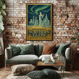 Anchorage Northern Glow Winter Festival Poster
