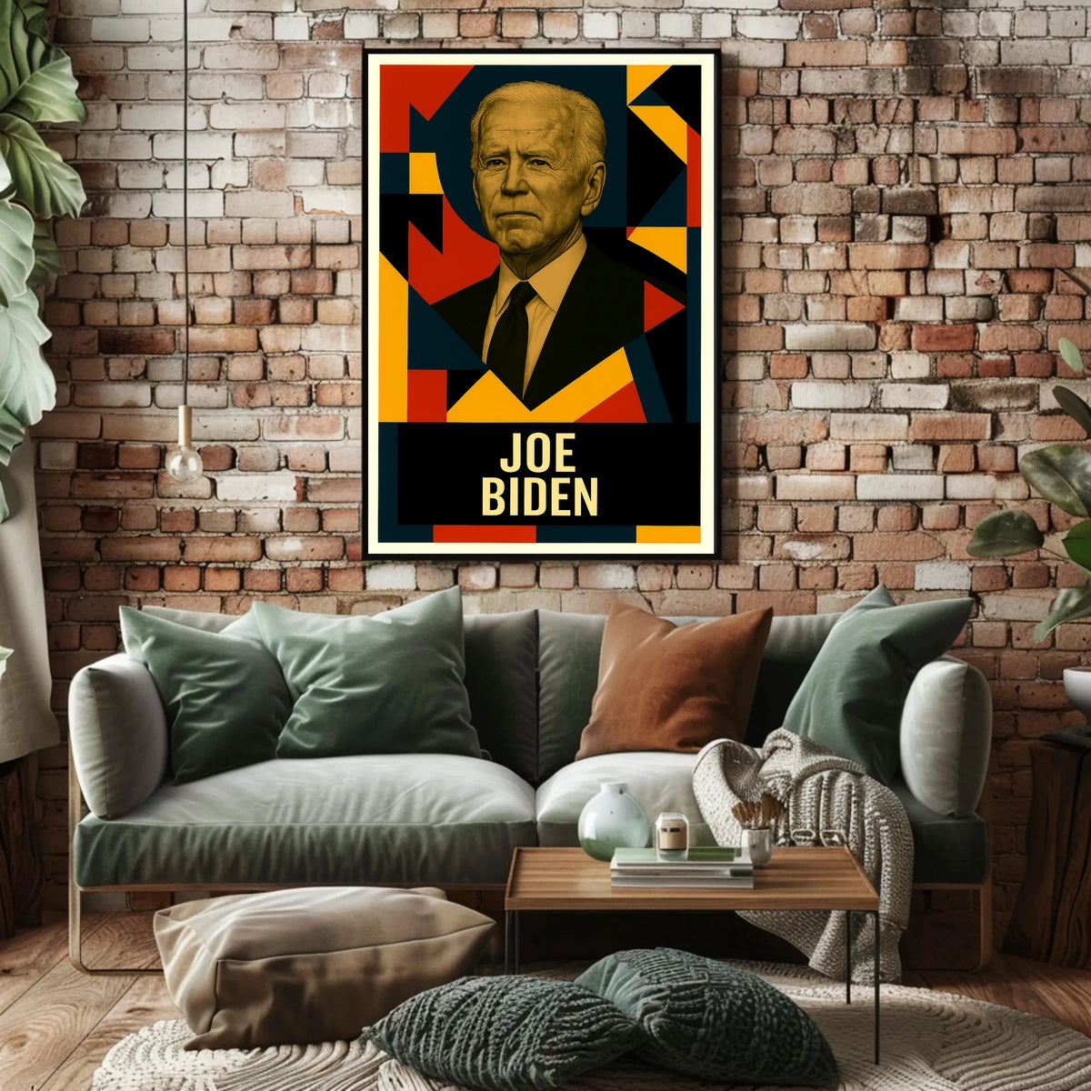 Joe Biden 46th President of the United States Abstract Pop Poster