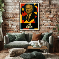 Joe Biden 46th President of the United States Abstract Pop Poster