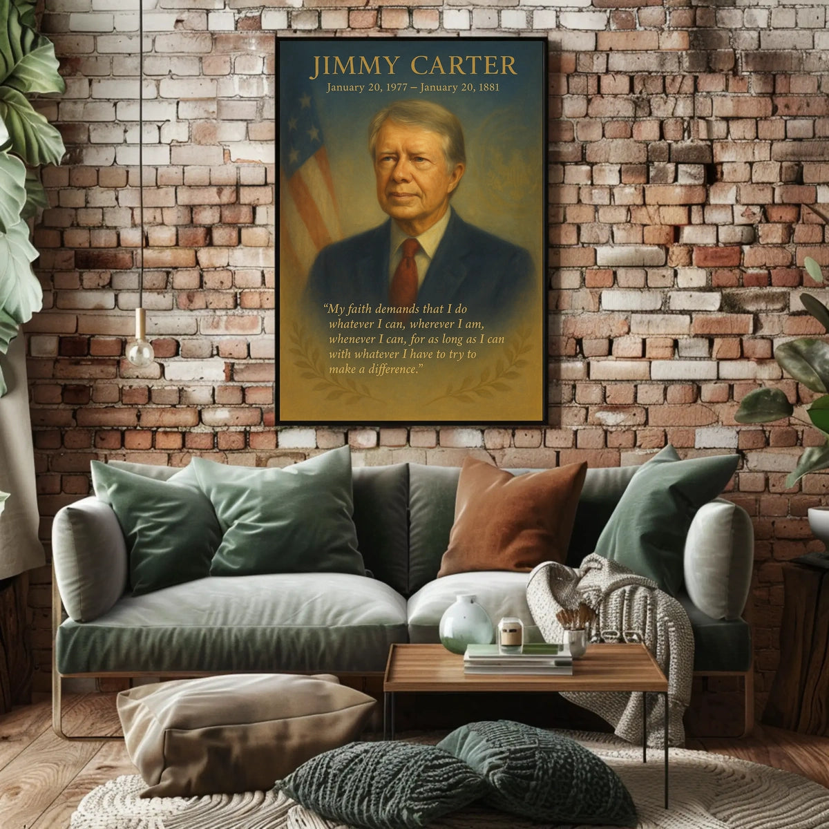 Jimmy Carter Presidential Tribute Poster