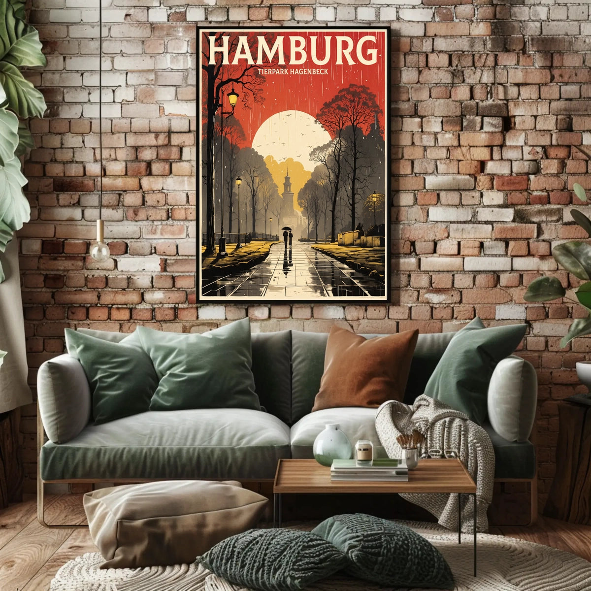 Hamburg Tierpark Hagenbeck Poster