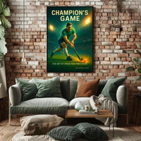 Champion's Game Dynamic Sports Action Poster PosterGoat