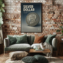 Silver Dollar The American Classic Poster