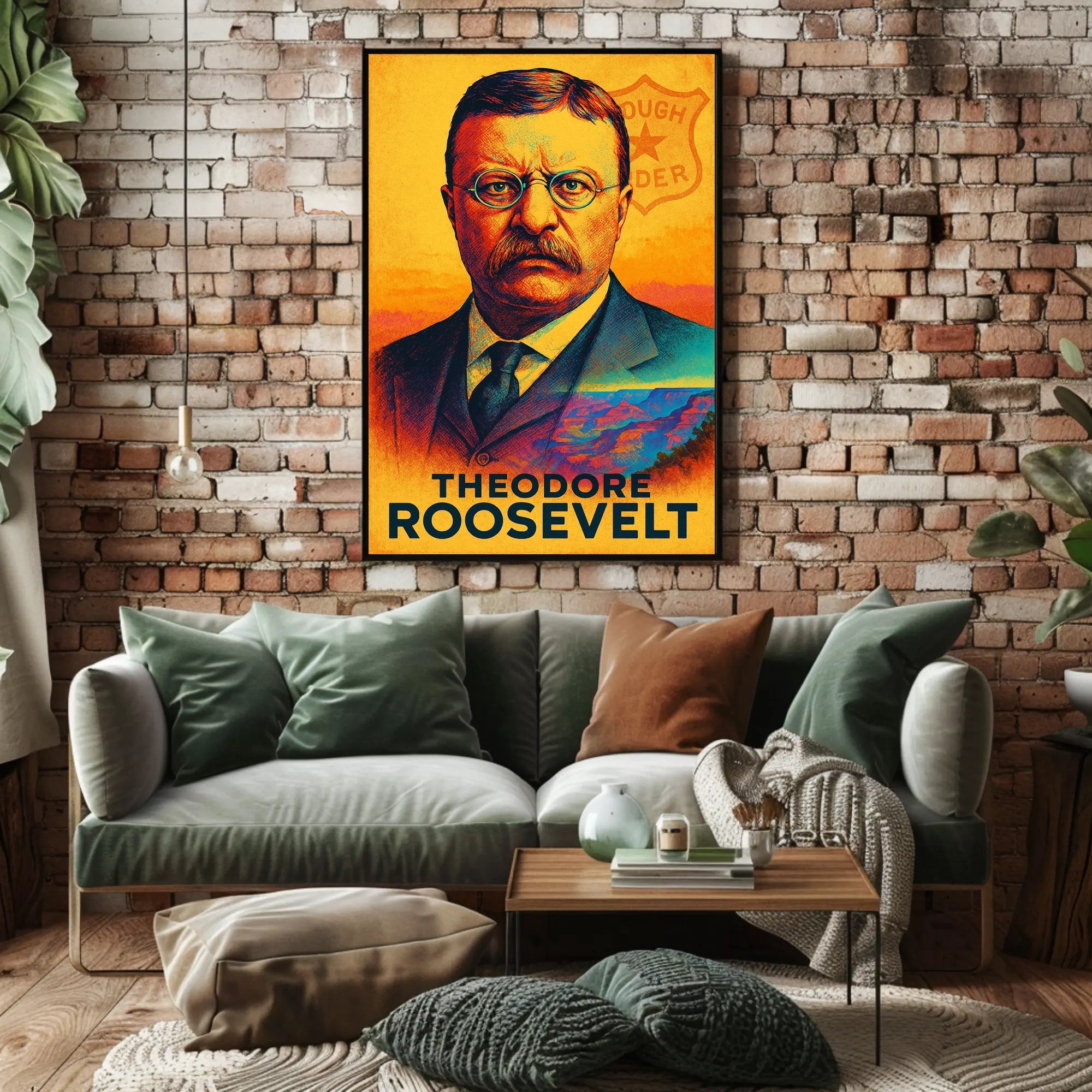 Rough Rider Bold Art Historical or Presidential Poster