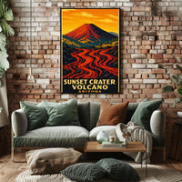 Sunset Crater Volcano Poster