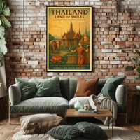 Thailand Land Of Smiles Poster