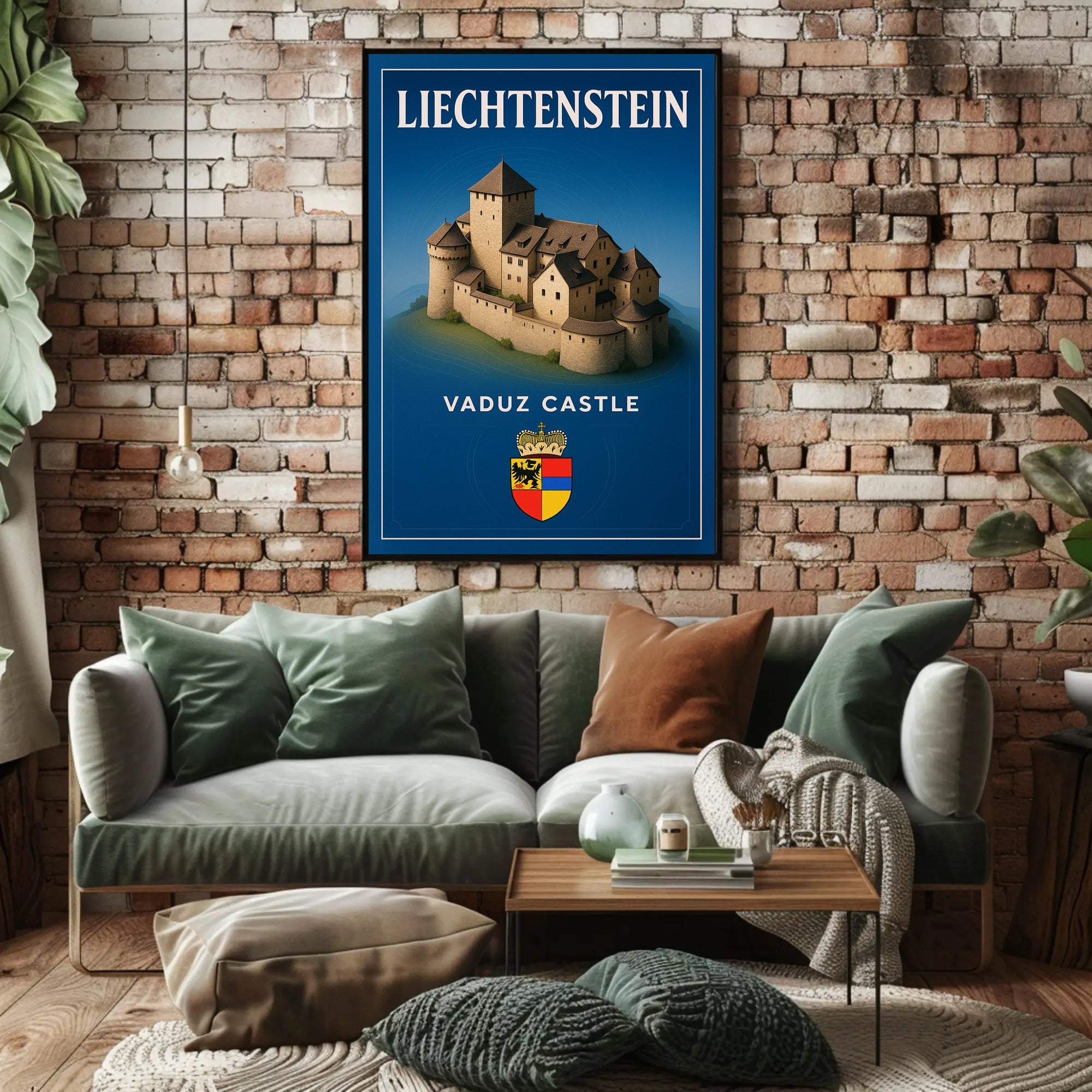 Vaduz Castle Liechtenstein Poster PosterGoat