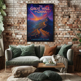 The Great Wall of China A Monument of Time Poster