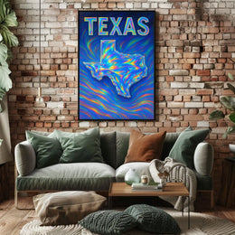 Texas Vibes Poster