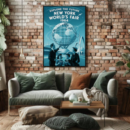 Explore the Future - New York World's Fair 1964 Poster PosterGoat