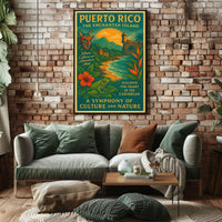 Puerto Rico The Enchanted Island Poster