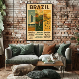 Discover Brazil Poster PosterGoat