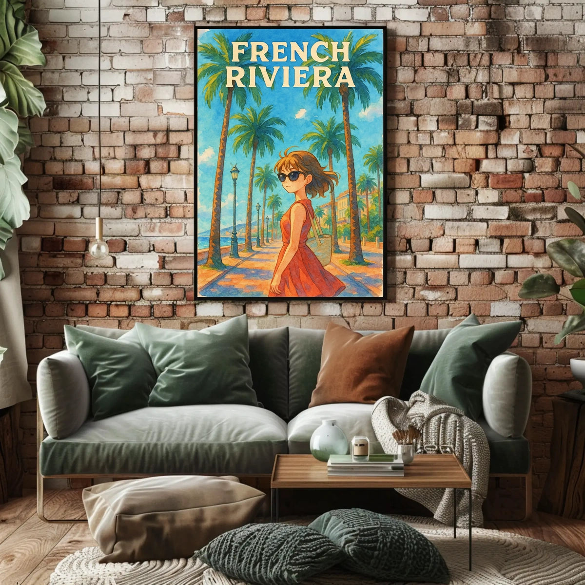 French Riviera Adventure Poster