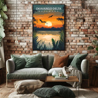 Okavango Delta Botswana Poster