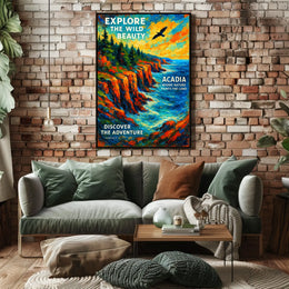 Explore the Wild Beauty of Acadia Poster