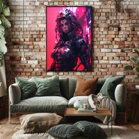 Futuristic Cyborg High-Tech Cyberpunk Poster Sci-Fi Poster