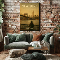 New York Cityscape Poster