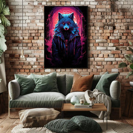 The Enigmatic Wolf Poster