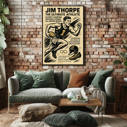 Jim Thorpe The Ultimate Athlete Jim Thorpe Poster