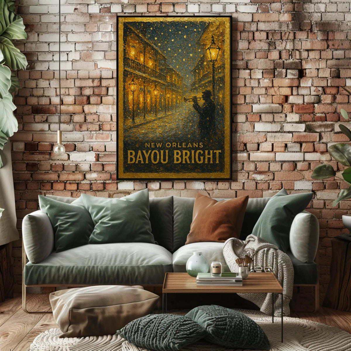 New Orleans Bayou Bright Poster