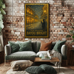 New Orleans Bayou Bright Poster