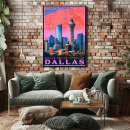 Dallas Cityscape Poster