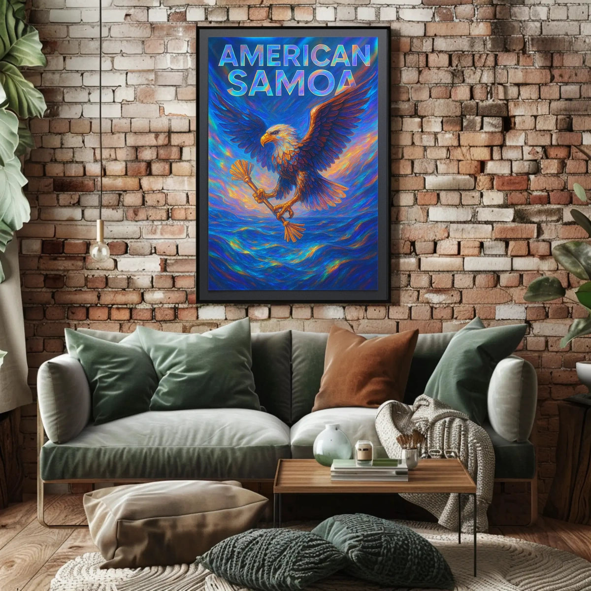 American Samoa Eagle Poster