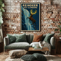 Reindeer Ice Climbing Adventure Poster