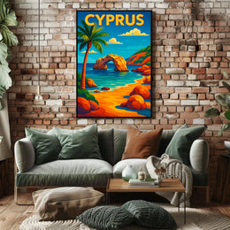 Cyprus Coastal Paradise Poster