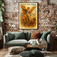 Saint Michael Icon Poster