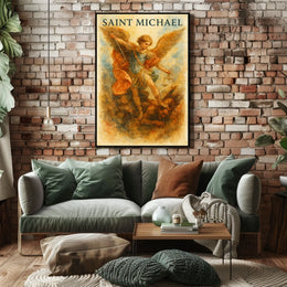 Saint Michael Icon Poster