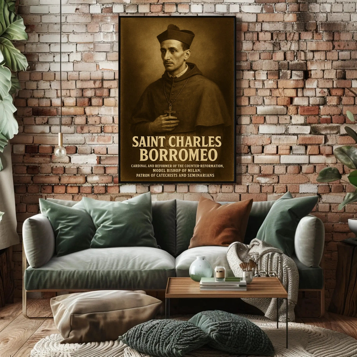 Saint Charles Borromeo Cardinal And Poster