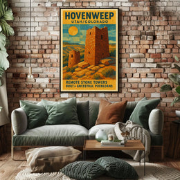 Hovenweep Ancient Stone Towers Poster