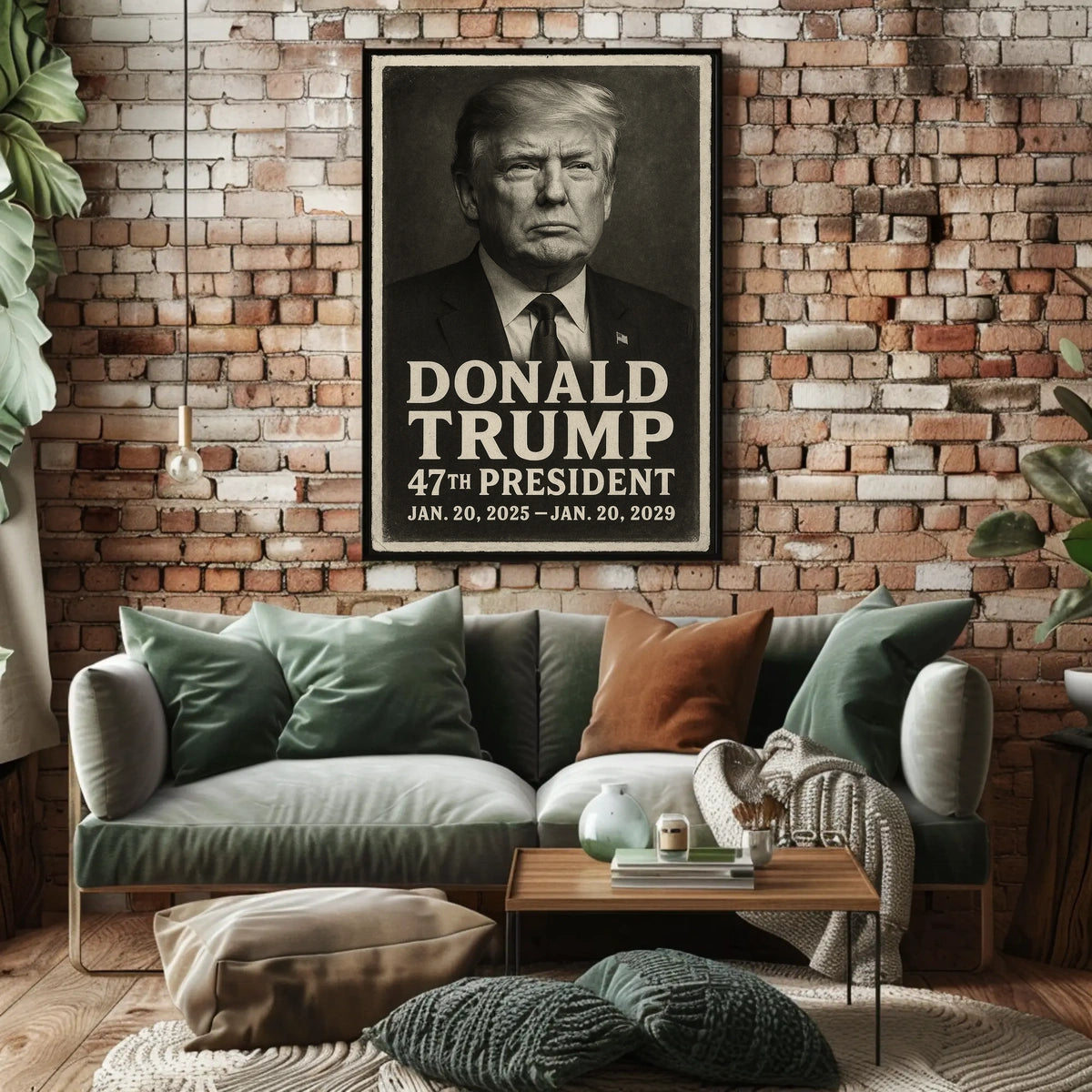 Donald Trump 47th President Vintage Poster