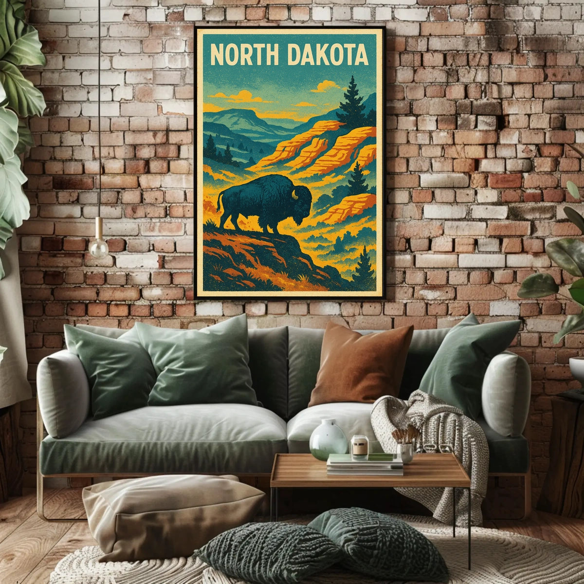 North Dakota Wilderness Poster