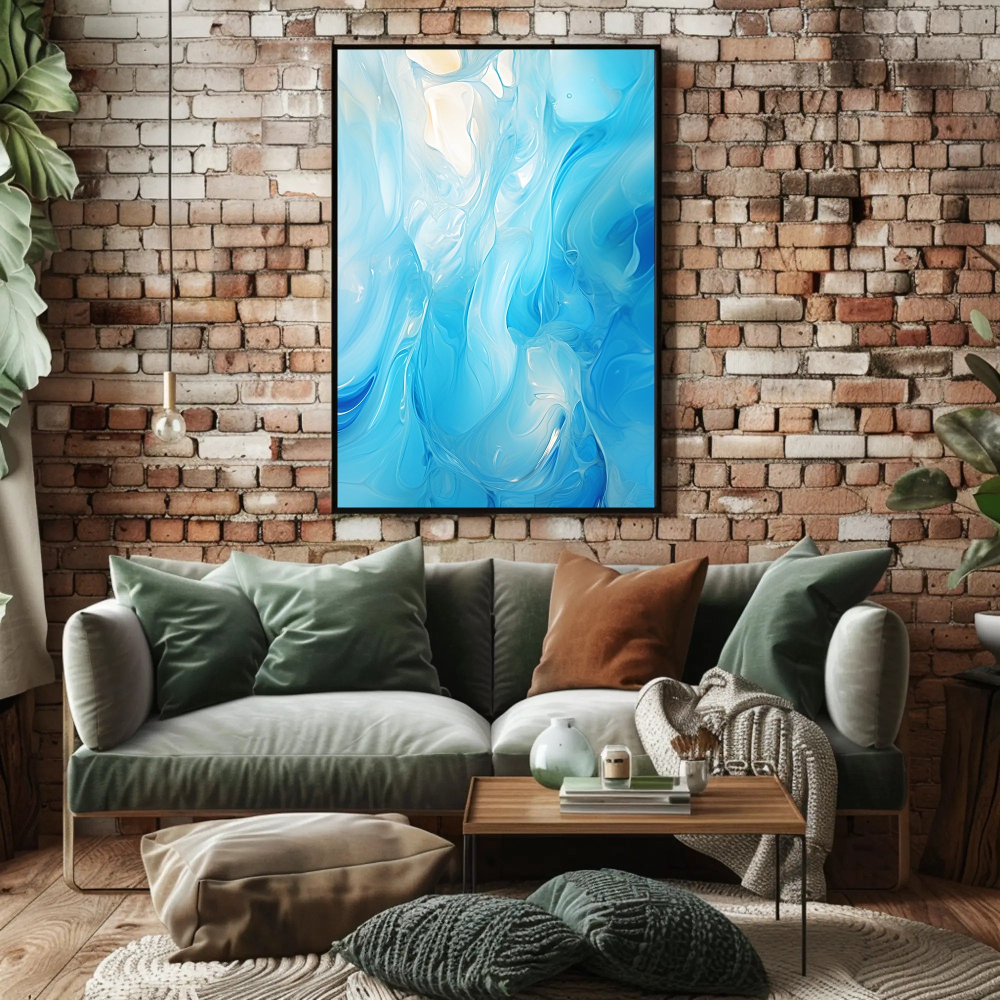 Oceanic Whirl Poster